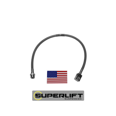 Superlift 76-86 Jeep CJ5 / CJ7 3in plus Lift (Single) Bullet Proof Brake Hose