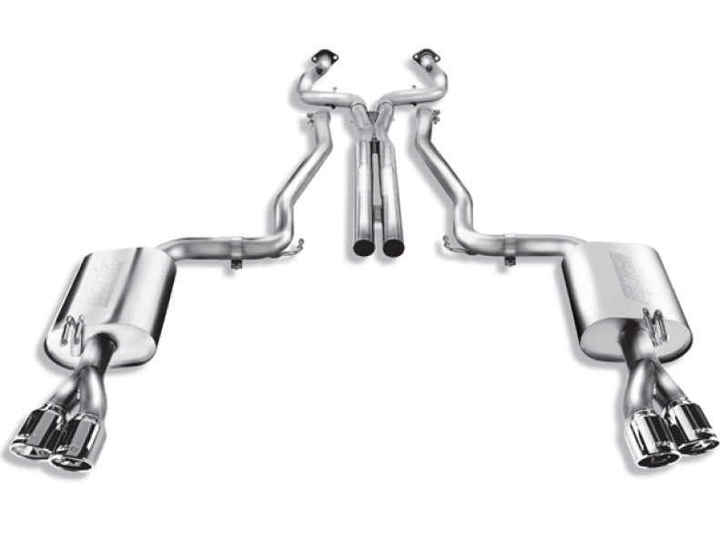 Borla 08-09 Pontiac G8/GT 6.0L 8cyl SS Catback Exhaust w/ X Pipe Borla 08-09 Pontiac G8/GT 6.0L 8cyl SS Catback Exhaust w/ X Pipe