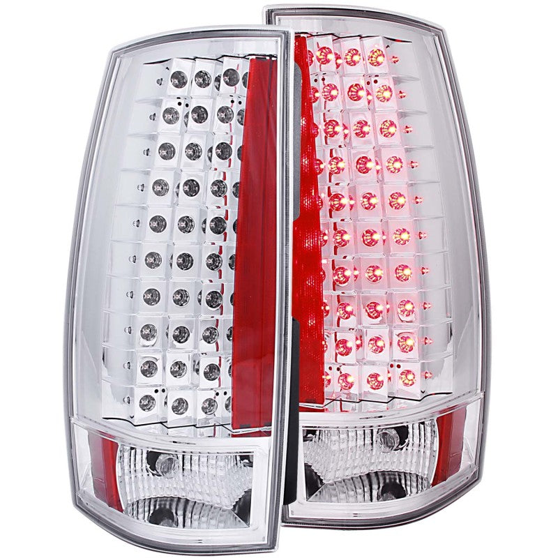 ANZO 2007-2014 Chevrolet Suburban LED Taillights Red/Clear G4 ANZO 2007-2014 Chevrolet Suburban LED Taillights Red/Clear G4