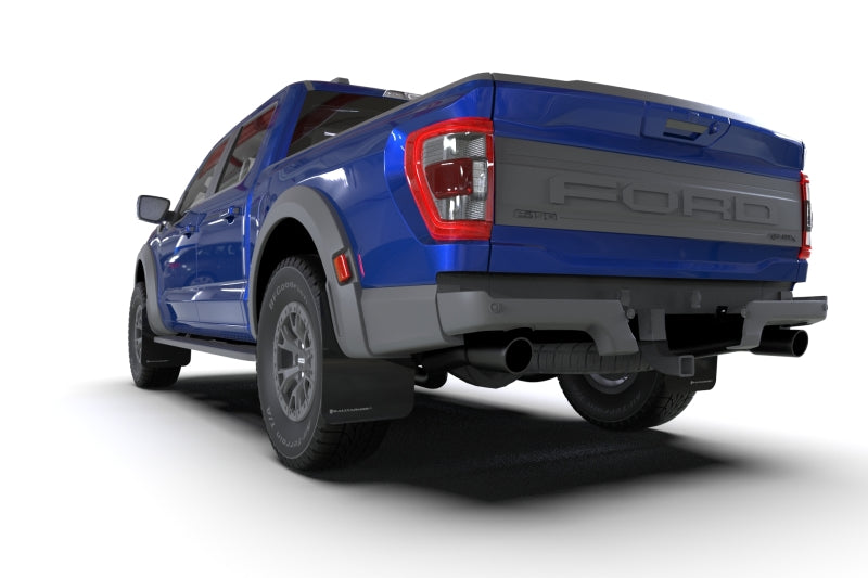 Rally Armor 21-25 Ford F-150 Raptor Gen 3 Black UR Mud Flap w/Metallic Black Logo Rally Armor 21-25 Ford F-150 Raptor Gen 3 Black UR Mud Flap w/Metallic Black Logo