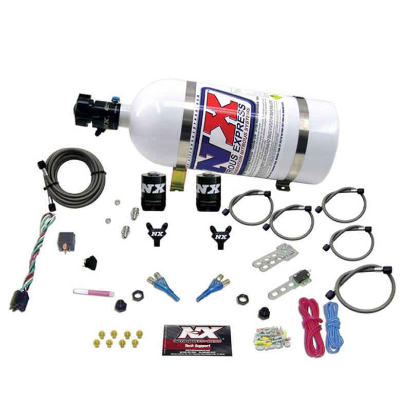 Nitrous Express GM EFI Dual Nozzle Nitrous Kit (100-300HP) w/10lb Bottle Nitrous Express GM EFI Dual Nozzle Nitrous Kit (100-300HP) w/10lb Bottle