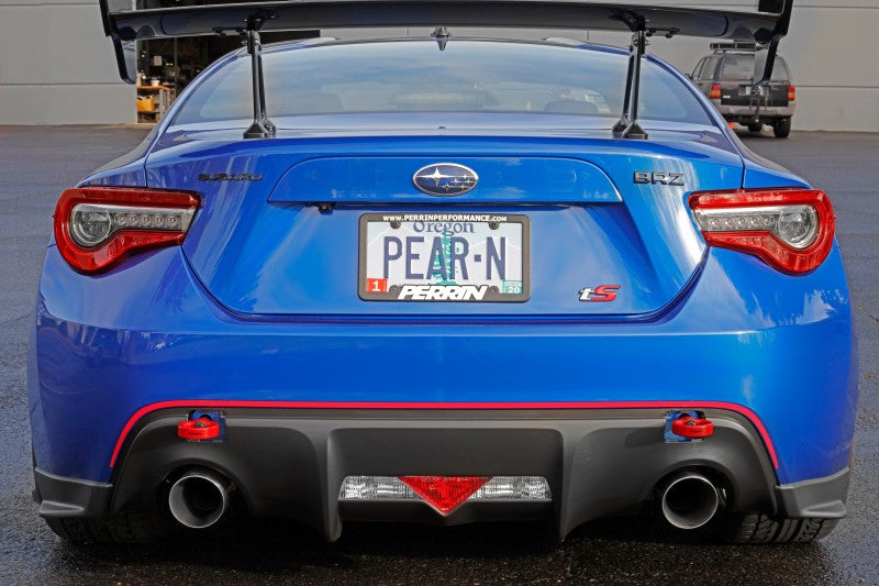 Perrin 13-20 & 2022 Subaru BRZ / 13-16 Scion FRS / 17-20 Toyota 86 Tow Hook Kit (Rear) - Red Perrin 13-20 & 2022 Subaru BRZ / 13-16 Scion FRS / 17-20 Toyota 86 Tow Hook Kit (Rear) - Red