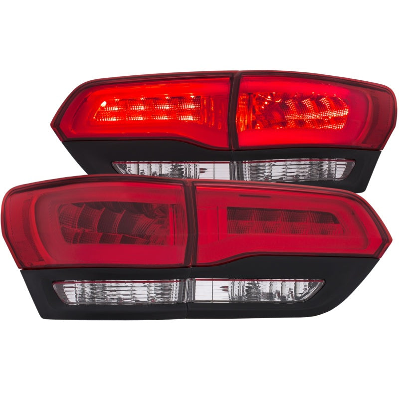 ANZO 2014-2016 Jeep Grand Cherokee LED Taillights Red/Clear ANZO 2014-2016 Jeep Grand Cherokee LED Taillights Red/Clear
