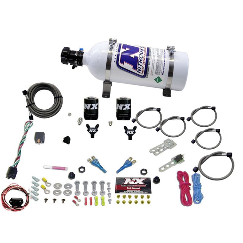 Nitrous Express 03-18 Nissan 350Z/370Z Dual Nozzle (35-150HP) w/5lb Bottle Nitrous Express 03-18 Nissan 350Z/370Z Dual Nozzle (35-150HP) w/5lb Bottle