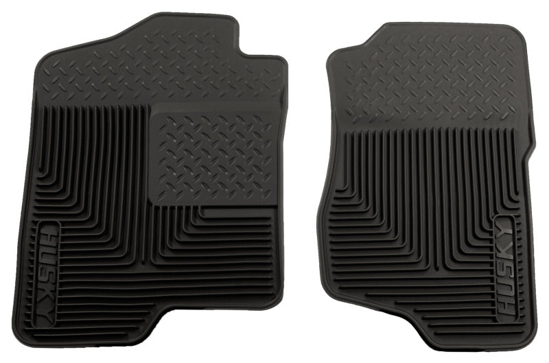 Husky Liners 07-12 GM Silverado/Sierra/Tahoe/Yukon/Escalade Heavy Duty Black Front Floor Mats Husky Liners 07-12 GM Silverado/Sierra/Tahoe/Yukon/Escalade Heavy Duty Black Front Floor Mats