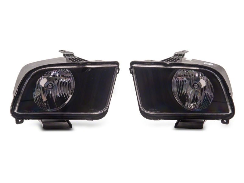 Raxiom 05-09 Ford Mustang Axial Series OEM Style Rep Headlights- Chrome Housing (Clear Lens) Raxiom 05-09 Ford Mustang Axial Series OEM Style Rep Headlights- Chrome Housing (Clear Lens)