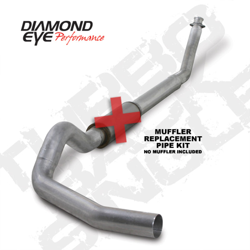 Diamond Eye KIT 5in TB SGL MFLR RPLCMENT PIPE AL: 94-02 DODGE CUMMINS 5.9L W/ RP #510220 Diamond Eye KIT 5in TB SGL MFLR RPLCMENT PIPE AL: 94-02 DODGE CUMMINS 5.9L W/ RP #510220