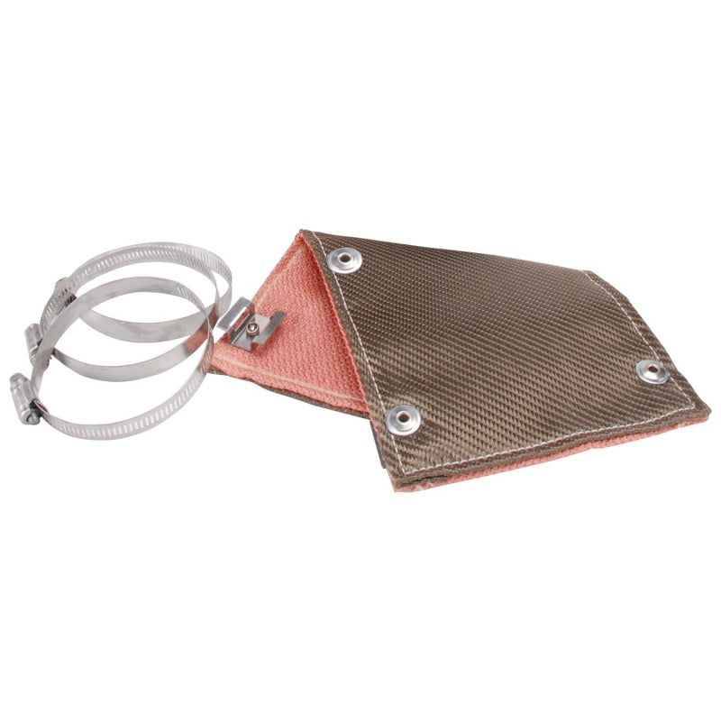 DEI Pipe Shield w/Stainless Steel Clamps - 6in x 12in - Titanium DEI Pipe Shield w/Stainless Steel Clamps - 6in x 12in - Titanium