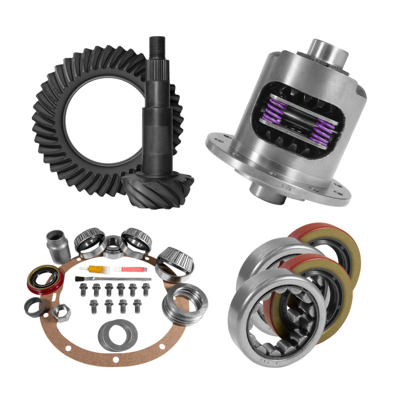 Yukon 8.2in GM 3.55 Rear Ring & Pinion Install Kit 28 Spline Positraction 2.25in Axle Bearings Yukon 8.2in GM 3.55 Rear Ring & Pinion Install Kit 28 Spline Positraction 2.25in Axle Bearings