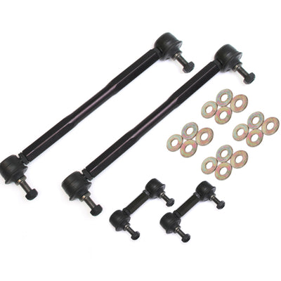 BMR 14-17 Chevy SS Front and Rear Sway Bar End Link Kit - Black
