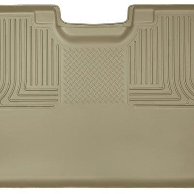 Husky Liners 15 Ford F-150 SuperCrew Cab WeatherBeater Tan 2nd Seat Floor Liner