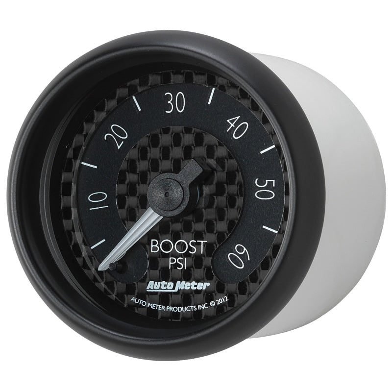 Autometer GT Series 52mm Mechanical 0-60 psi Boost Gauge Autometer GT Series 52mm Mechanical 0-60 psi Boost Gauge