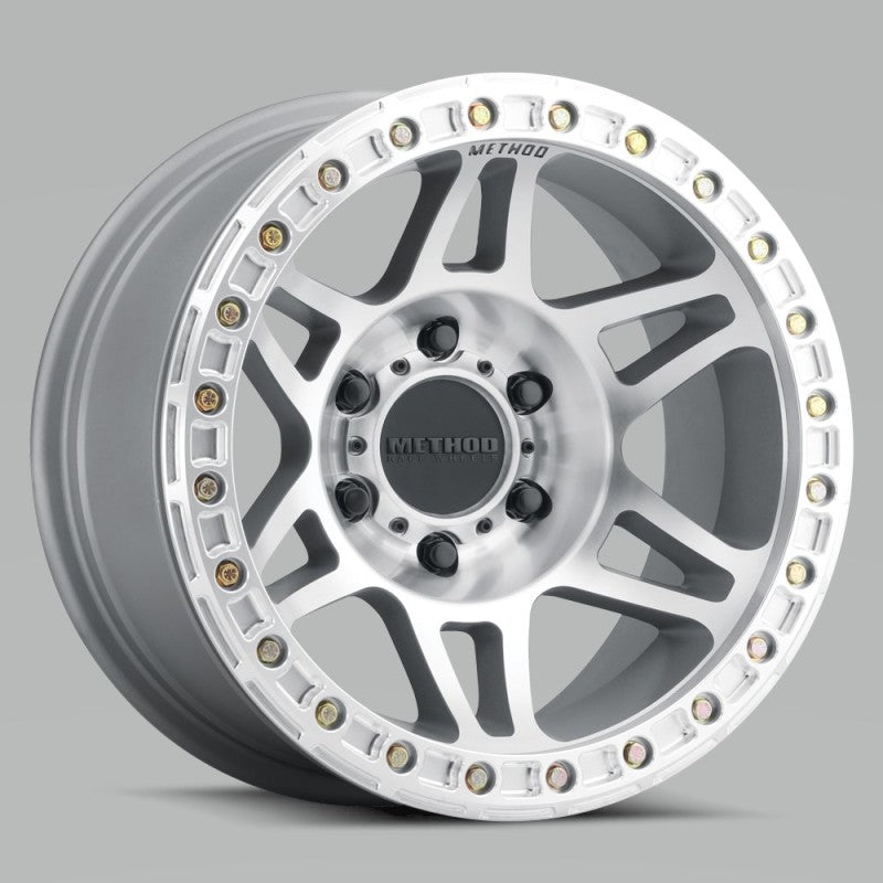 Method MR106 Beadlock 17x9 -44mm Offset 6x5.5 108mm CB Machined/Clear Coat w/BH-H24125 Wheel Method MR106 Beadlock 17x9 -44mm Offset 6x5.5 108mm CB Machined/Clear Coat w/BH-H24125 Wheel