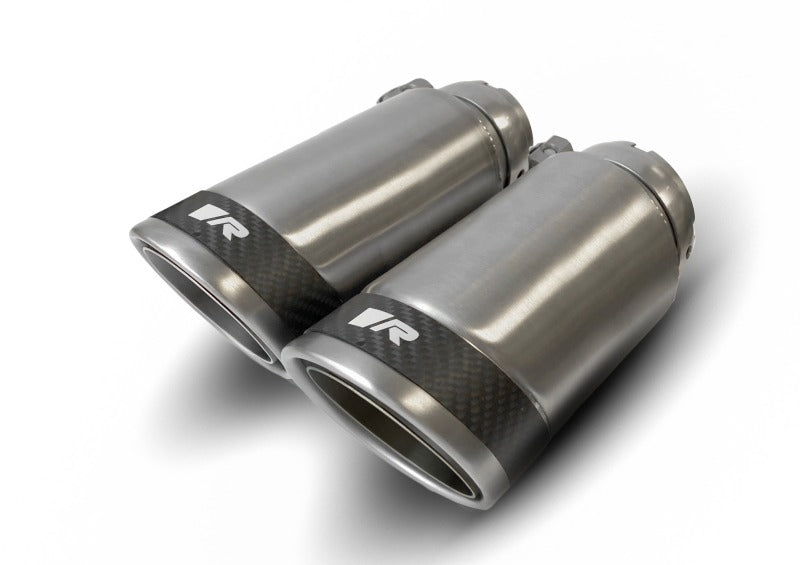 Remus Stainless Steel 84mm Angled w/Carbon Ring Tail Pipe Set (Pair) Remus Stainless Steel 84mm Angled w/Carbon Ring Tail Pipe Set (Pair)