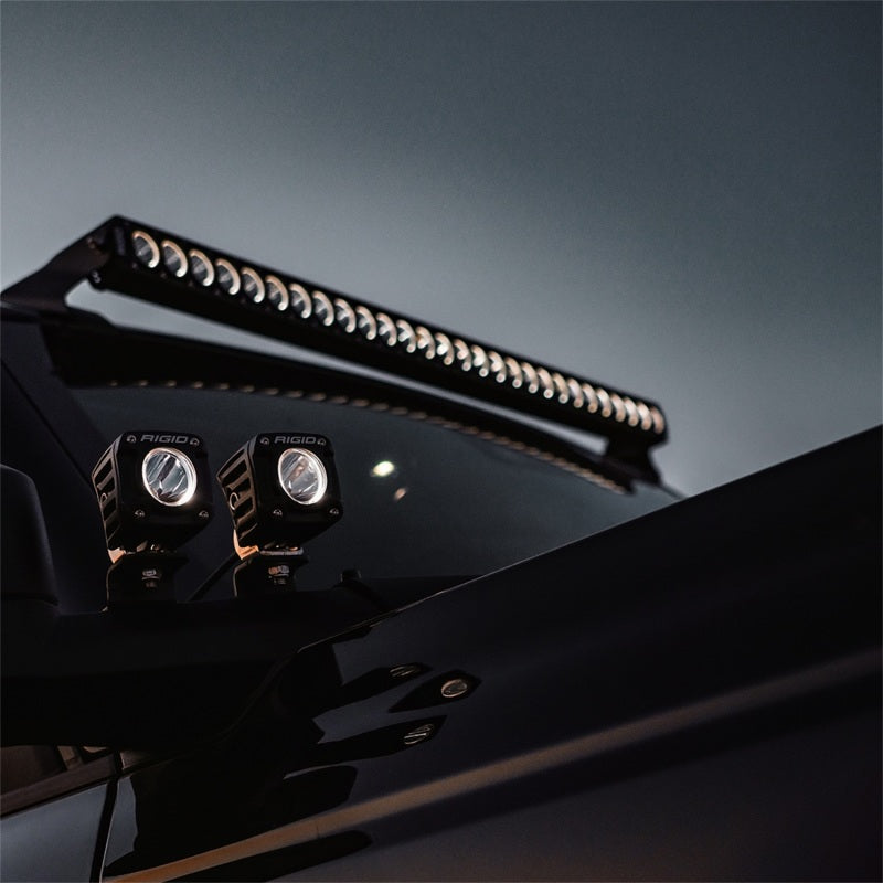 Rigid Industries Revolve 50in Bar w/Amber Trim Ring Rigid Industries Revolve 50in Bar w/Amber Trim Ring