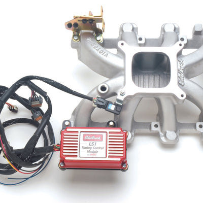 Edelbrock Manifold LS1 Victor Jr EFI to Carbureted Conversion