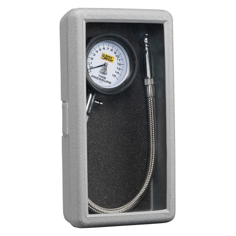 Autometer 0-15PSI Lo-Pressure Tire Pressure Gauge Autometer 0-15PSI Lo-Pressure Tire Pressure Gauge