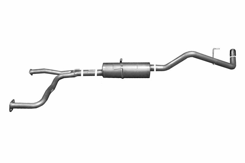 Gibson 05-10 Nissan Frontier LE 4.0L 3in Cat-Back Single Exhaust - Stainless Gibson 05-10 Nissan Frontier LE 4.0L 3in Cat-Back Single Exhaust - Stainless