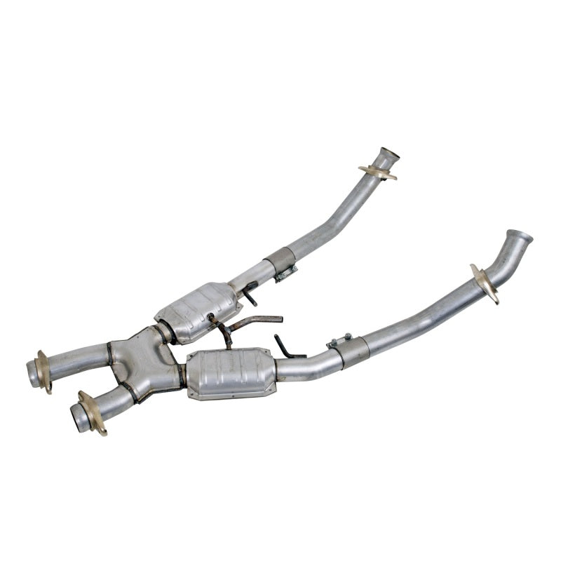 BBK 94-95 Mustang 5.0 High Flow X Pipe With Catalytic Converters - 2-1/2 BBK 94-95 Mustang 5.0 High Flow X Pipe With Catalytic Converters - 2-1/2