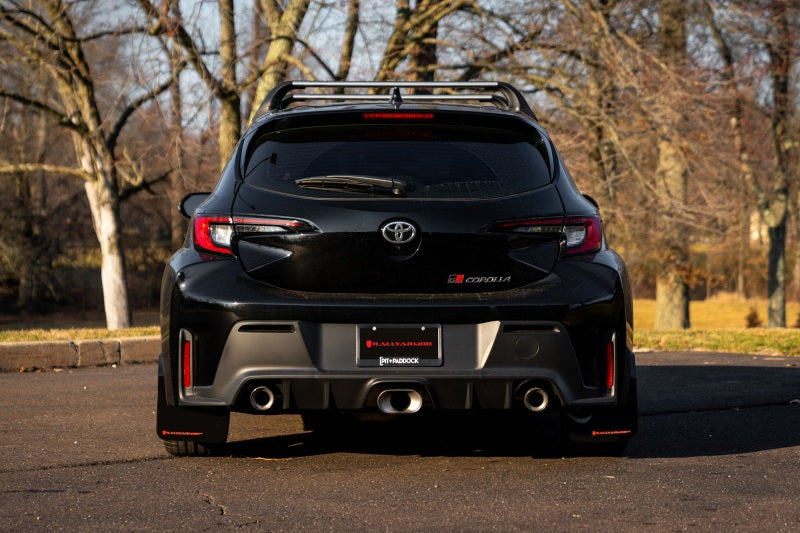 Rally Armor 23-25 Toyota GR Corolla Black UR Mud Flap w/Red Logo Rally Armor 23-25 Toyota GR Corolla Black UR Mud Flap w/Red Logo