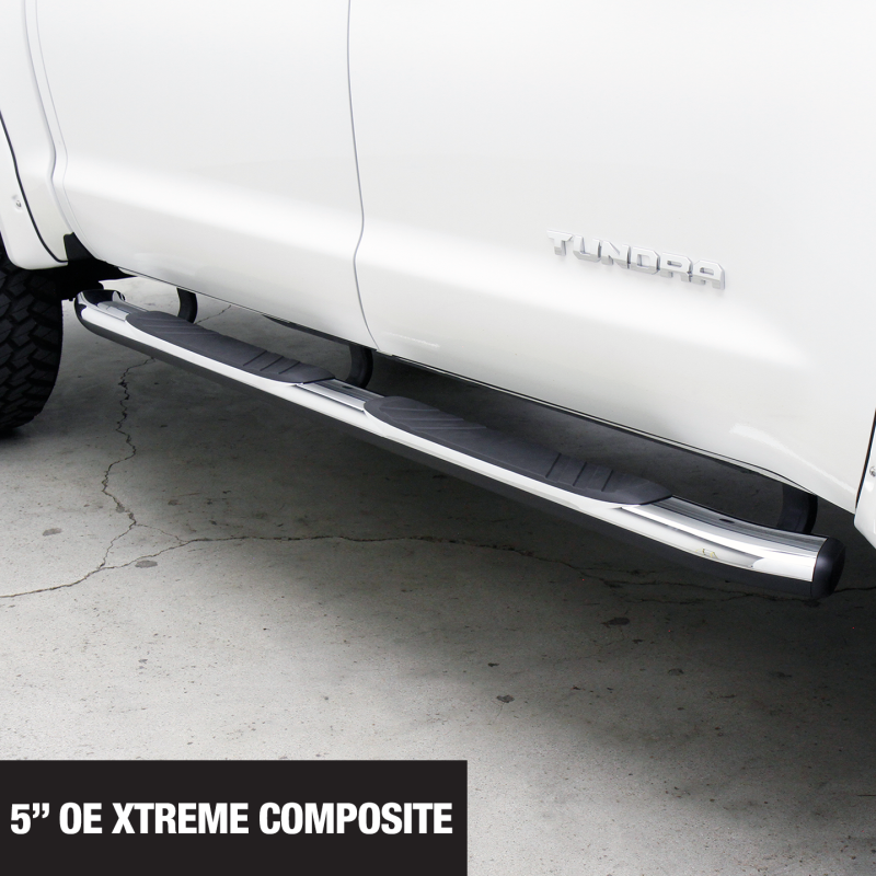 Go Rhino 5in OE Xtreme Composite SideSteps - Chrome - 80in Go Rhino 5in OE Xtreme Composite SideSteps - Chrome - 80in