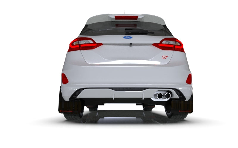 Rally Armor 18-23 Ford Fiesta ST MK8 Black UR Mud Flap w/Orange Logo Rally Armor 18-23 Ford Fiesta ST MK8 Black UR Mud Flap w/Orange Logo