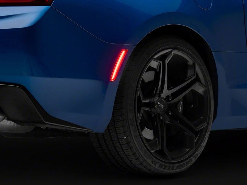Raxiom 16-23 Chevrolet Camaro Axial Series LED Front and Rear Side Markers- Clear Raxiom 16-23 Chevrolet Camaro Axial Series LED Front and Rear Side Markers- Clear