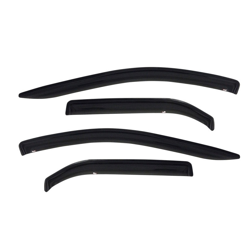 Westin 2007-2013 Chevy Silverado Ext. Cab Wade Slim Wind Deflector 4pc - Smoke Westin 2007-2013 Chevy Silverado Ext. Cab Wade Slim Wind Deflector 4pc - Smoke