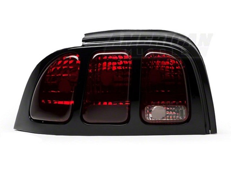 Raxiom 96-98 Ford Mustang Tail Lights- Black Housing (Smoked Lens) Raxiom 96-98 Ford Mustang Tail Lights- Black Housing (Smoked Lens)