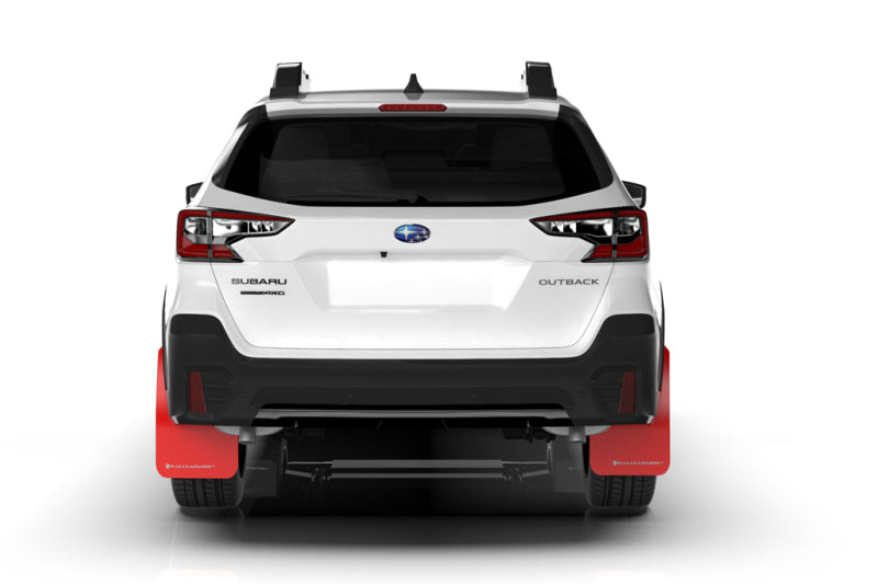 Rally Armor 20-25 Subaru Outback Red UR Mud Flap w/White Logo Rally Armor 20-25 Subaru Outback Red UR Mud Flap w/White Logo
