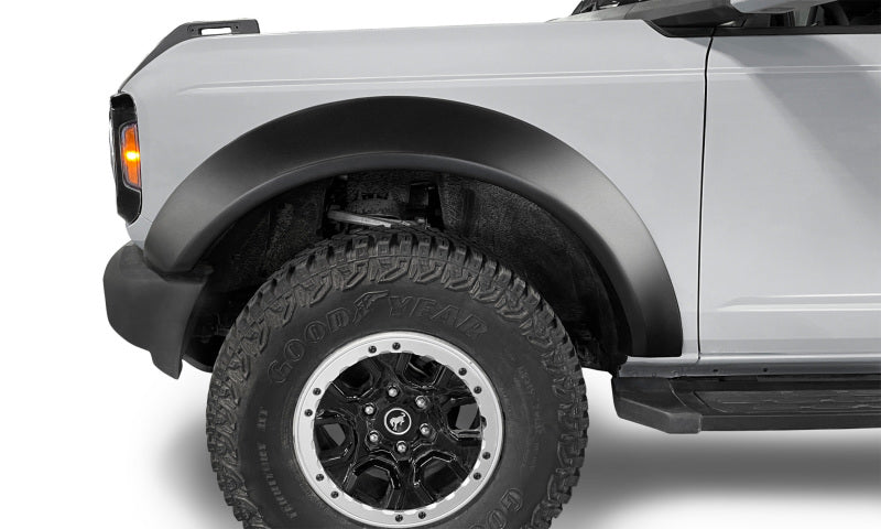 Bushwacker 21-22 Ford Bronco (2 Door) Extend-A-Fender Style Fender Flares - 4pc Smooth Bushwacker 21-22 Ford Bronco (2 Door) Extend-A-Fender Style Fender Flares - 4pc Smooth