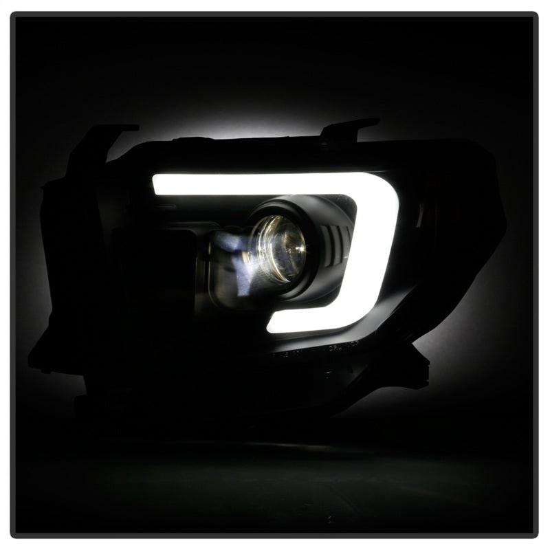 Spyder 14-17 Toyota Tundra(SR/SR5) Light Bar Projector Headlights - LED - Black PRO-YD-TTU14AP-BK Spyder 14-17 Toyota Tundra(SR/SR5) Light Bar Projector Headlights - LED - Black PRO-YD-TTU14AP-BK