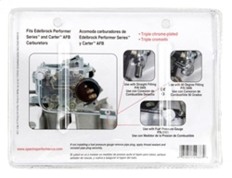 Spectre Edelbrock / Carter Single Feed Fuel Line Spectre Edelbrock / Carter Single Feed Fuel Line