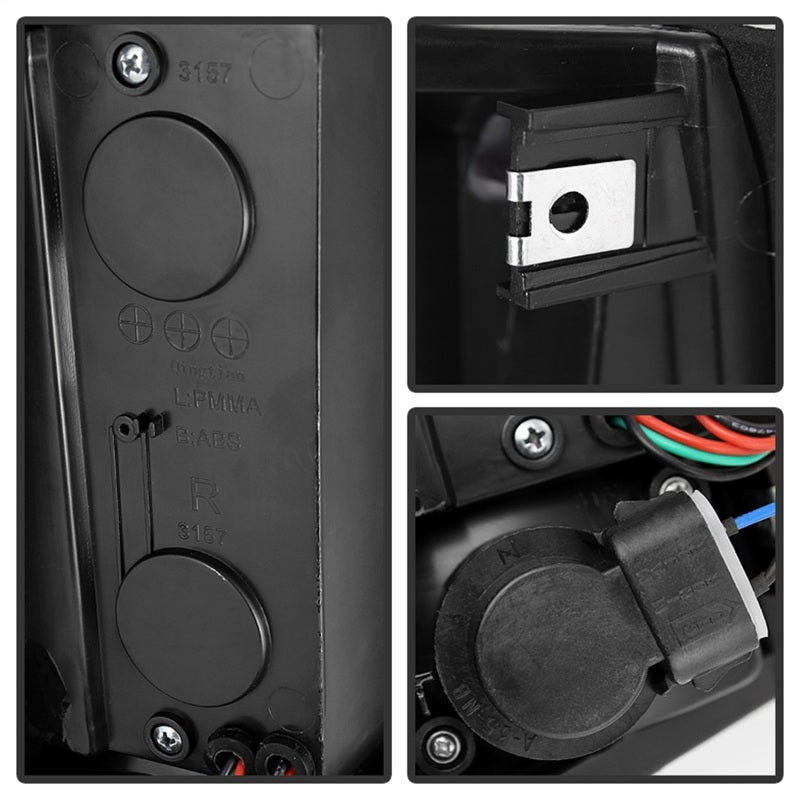 xTune Yukon Denali 99-00 LED Tail Lights Black ALT-JH-CCK88-LED-BK xTune Yukon Denali 99-00 LED Tail Lights Black ALT-JH-CCK88-LED-BK