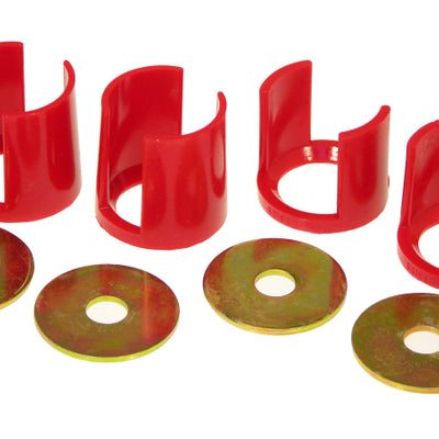 Prothane 89-94 Nissan 240SX Rear Subframe Inserts - Red