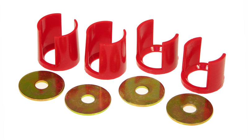Prothane 89-94 Nissan 240SX Rear Subframe Inserts - Red Prothane 89-94 Nissan 240SX Rear Subframe Inserts - Red
