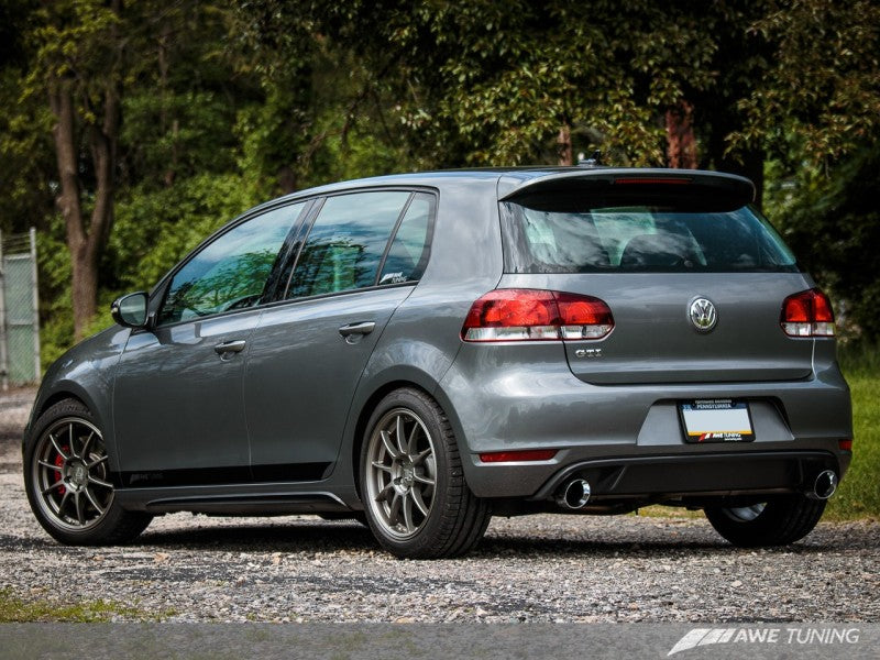 AWE Tuning Mk6 GTI Performance Catback - Diamond Black Round Tips AWE Tuning Mk6 GTI Performance Catback - Diamond Black Round Tips