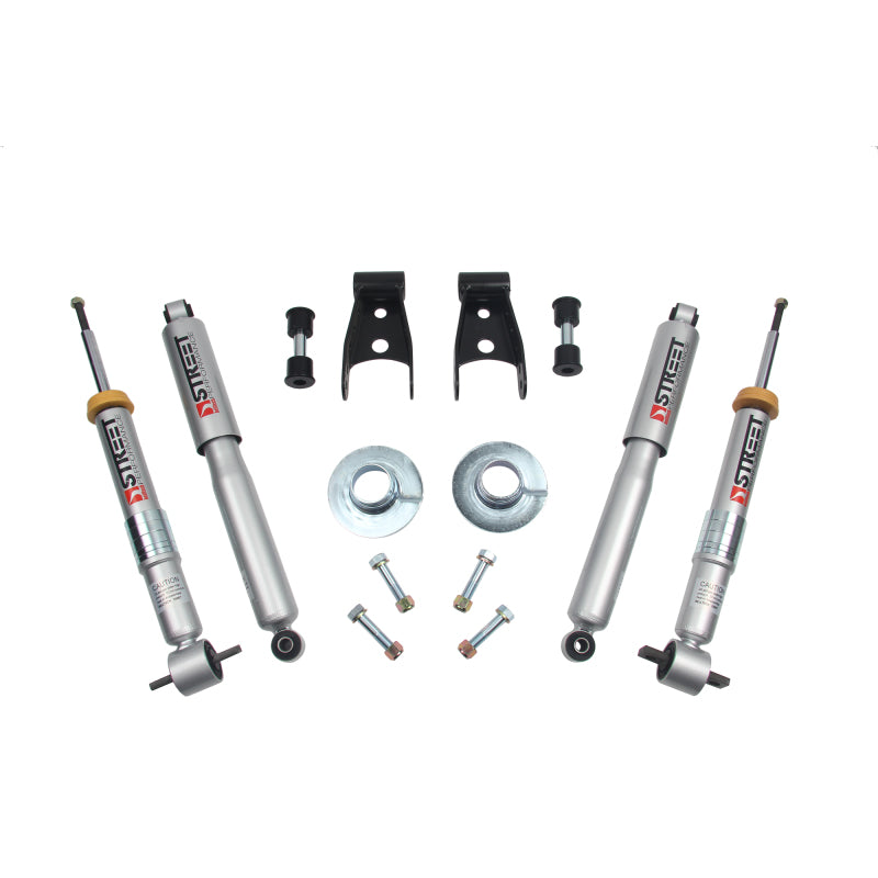Belltech 15-17 Ford F-150 +1in to -3in Front 2in Rear Lowering Kit Belltech 15-17 Ford F-150 +1in to -3in Front 2in Rear Lowering Kit