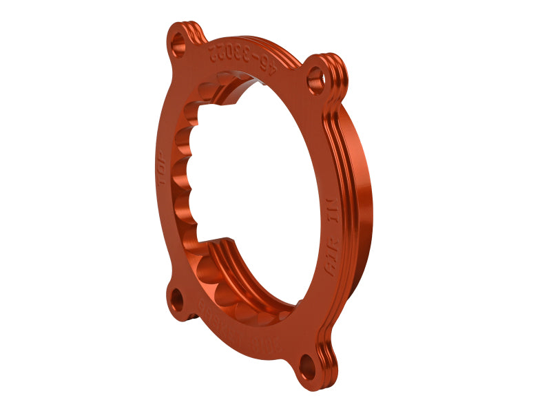 aFe Silver Bullet Throttle Body Spacer Kit 11-19 Ford Mustang GT V8-5.0L aFe Silver Bullet Throttle Body Spacer Kit 11-19 Ford Mustang GT V8-5.0L