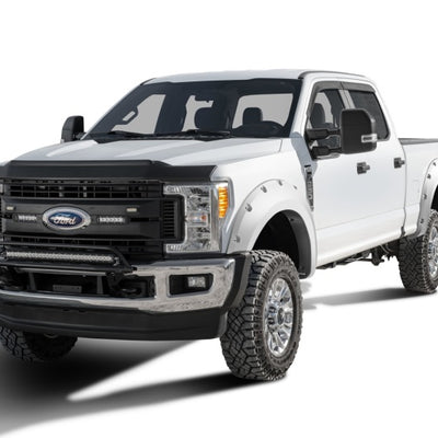 Bushwacker 17-18 Ford F-250 Super Duty Pocket Style Flares 4pc - Oxford White