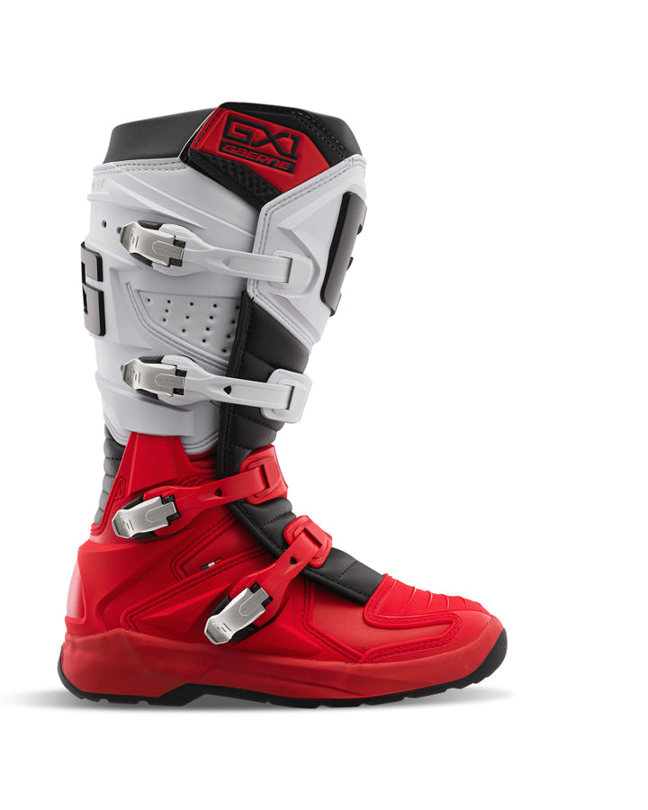 Gaerne GX1 Evo Boot Red/White Size - 7 Gaerne GX1 Evo Boot Red/White Size - 7