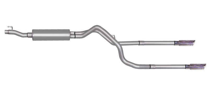 Gibson 02-05 Dodge Ram 1500 SLT 4.7L 2.5in Cat-Back Dual Split Exhaust - Stainless Gibson 02-05 Dodge Ram 1500 SLT 4.7L 2.5in Cat-Back Dual Split Exhaust - Stainless
