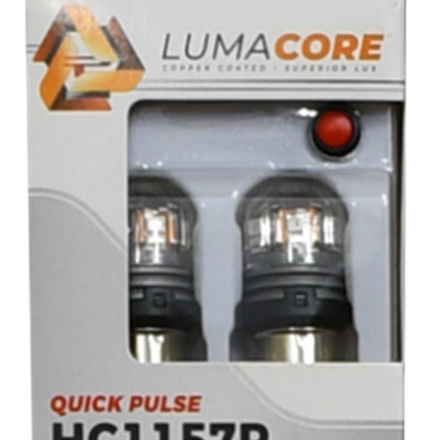 Putco LumaCore 1157 Red - Pair (x3 Strobe w/ Bright Stop)