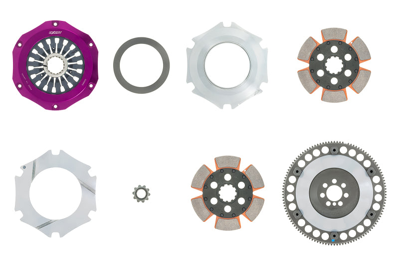 Exedy 2008-2015 Mitsubishi Lancer Evolution GSR L4 Hyper Compe-R Twin Cerametallic Clutch Rigid Exedy 2008-2015 Mitsubishi Lancer Evolution GSR L4 Hyper Compe-R Twin Cerametallic Clutch Rigid