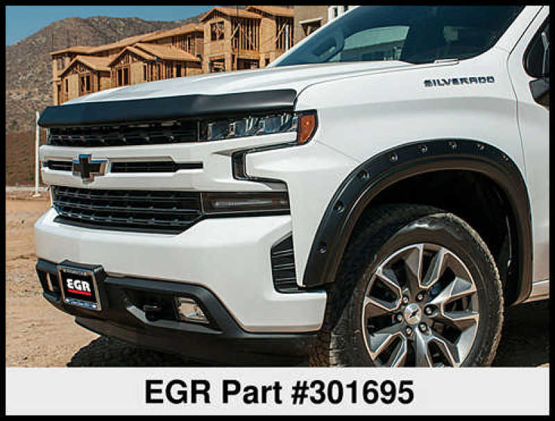 EGR 2019 Chevy 1500 Super Guard Hood Guard - Matte EGR 2019 Chevy 1500 Super Guard Hood Guard - Matte