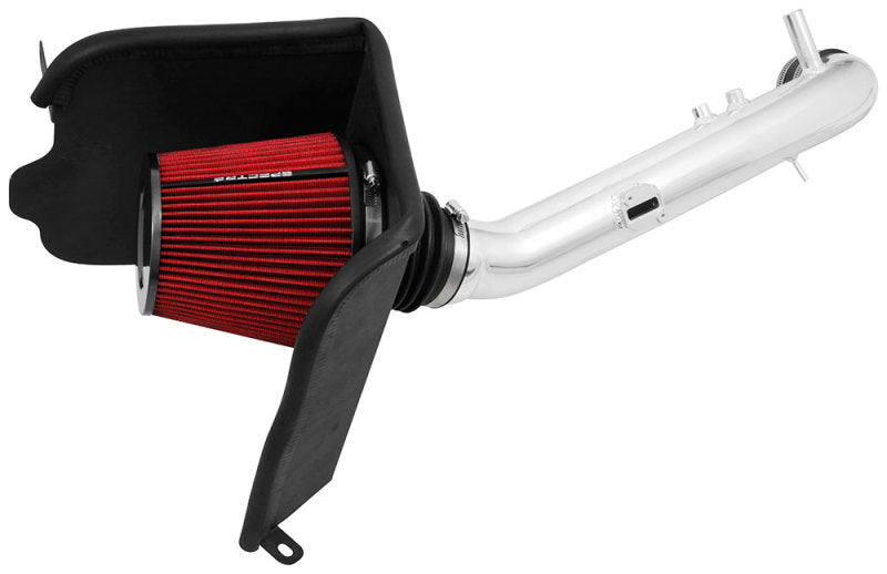Spectre 12-16 Toyota Tacoma 2.7L F/I Air Intake Kit - Polished w/Red Filter Spectre 12-16 Toyota Tacoma 2.7L F/I Air Intake Kit - Polished w/Red Filter