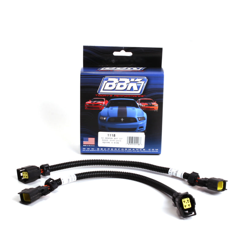 BBK 05-20 Dodge 4 Pin Square Style O2 Sensor Wire Harness Extensions 12 (pair) BBK 05-20 Dodge 4 Pin Square Style O2 Sensor Wire Harness Extensions 12 (pair)