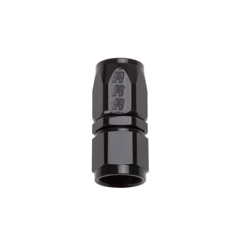 Russell Performance -6 AN Black Straight Full Flow Hose End Russell Performance -6 AN Black Straight Full Flow Hose End