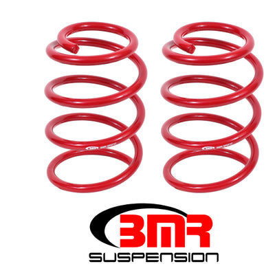 BMR 07-14 Shelby GT500 Front Performance Version Lowering Springs - Red