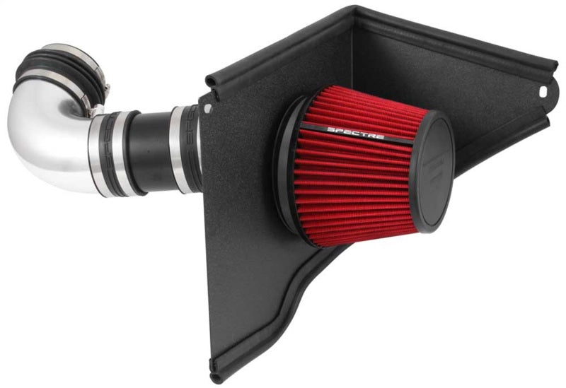 Spectre 08-09 Pontiac G8 V8-6.0/6.2L F/I Air Intake Kit - Polished w/Red Filter Spectre 08-09 Pontiac G8 V8-6.0/6.2L F/I Air Intake Kit - Polished w/Red Filter
